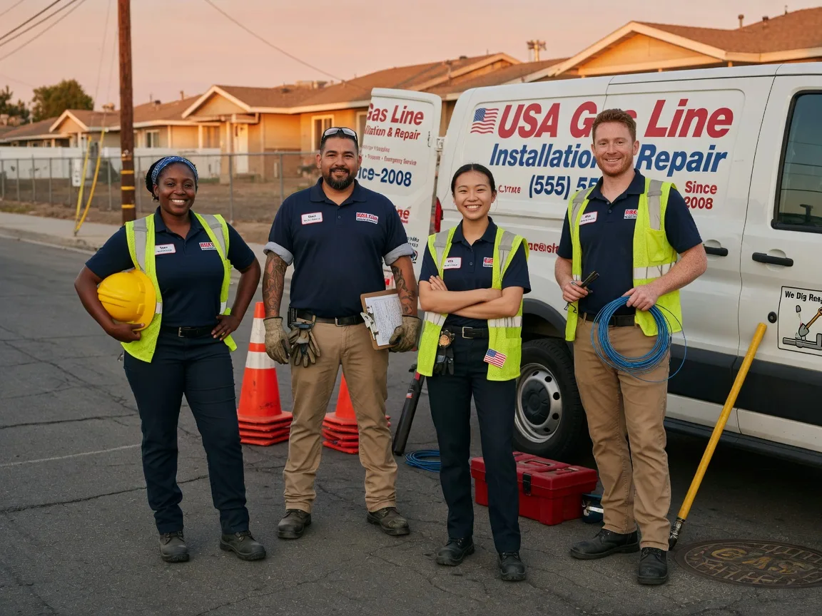 Gas Line Installation company in Easton, IL